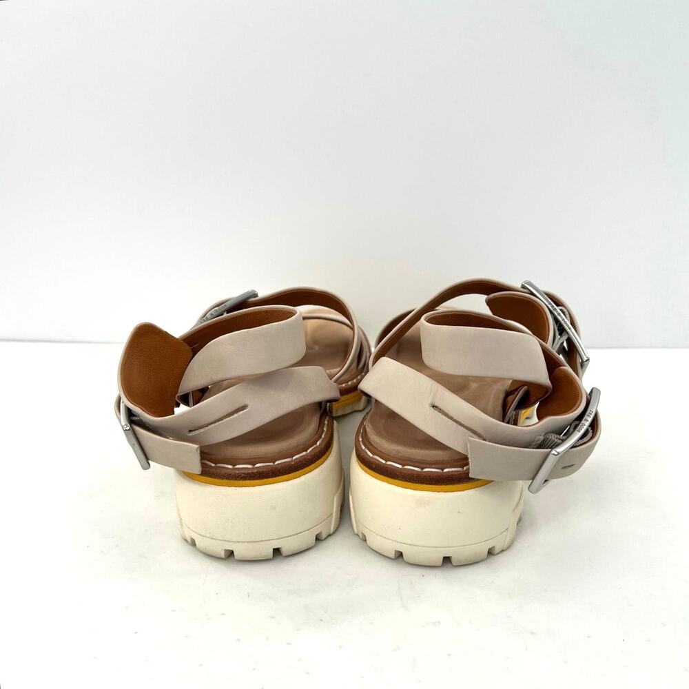 rag & bone Beige and Yellow Platform Sandals - Picture 5 of 10